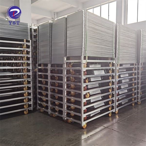 Wire Mesh Cart For Transporting Plants